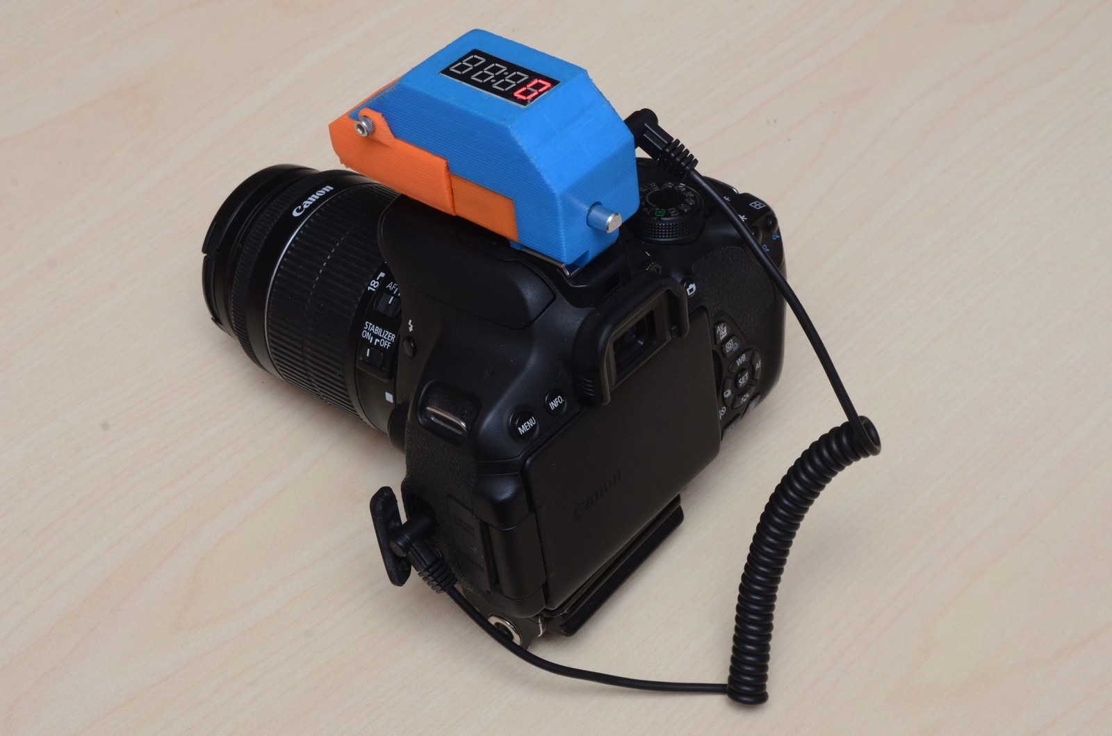 Camera-Mounted Intervalometer